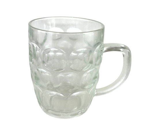 Vintage clear pressed glass - clear,